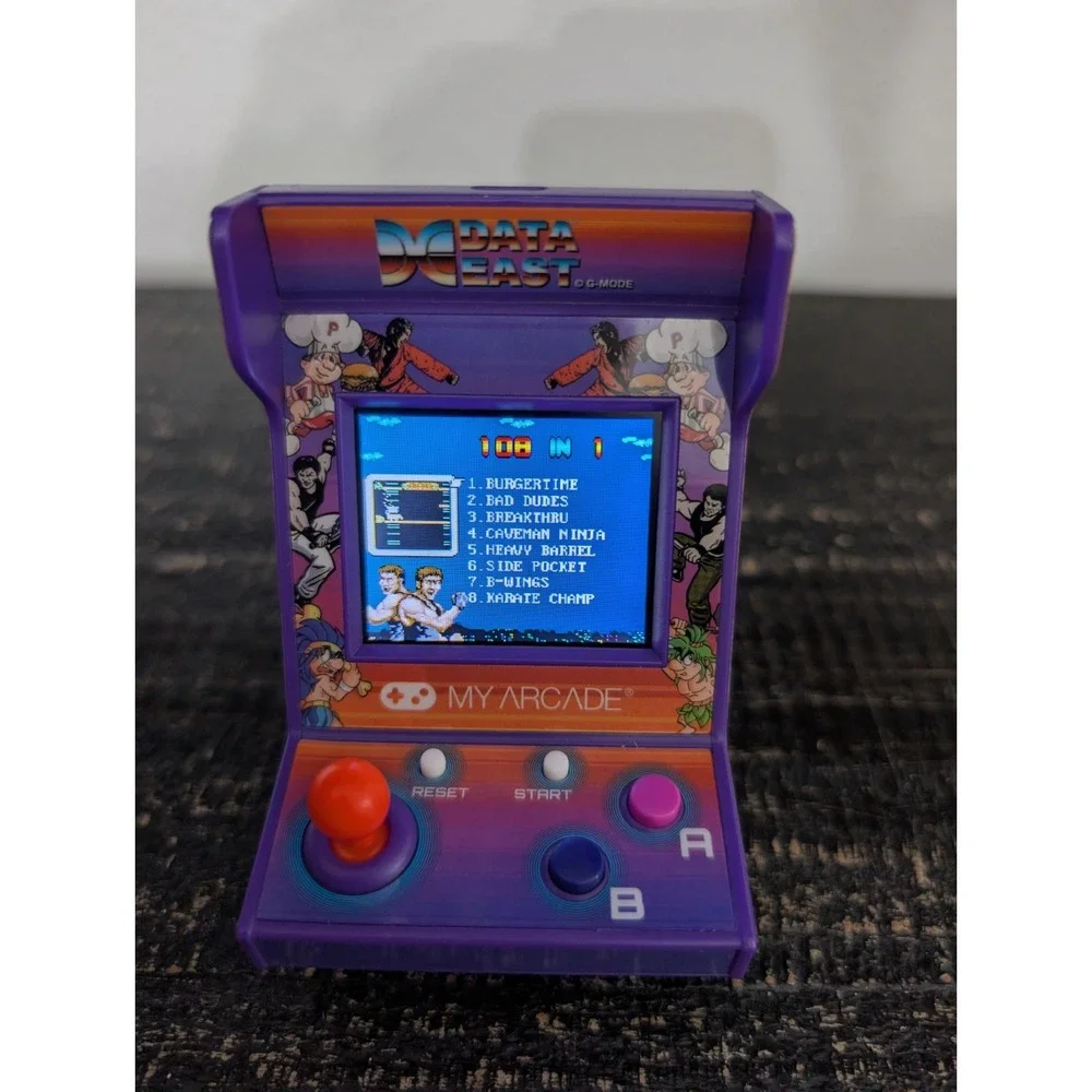 My Arcade Data East Hits Micro Player Portable Arcade /  308 Games total
